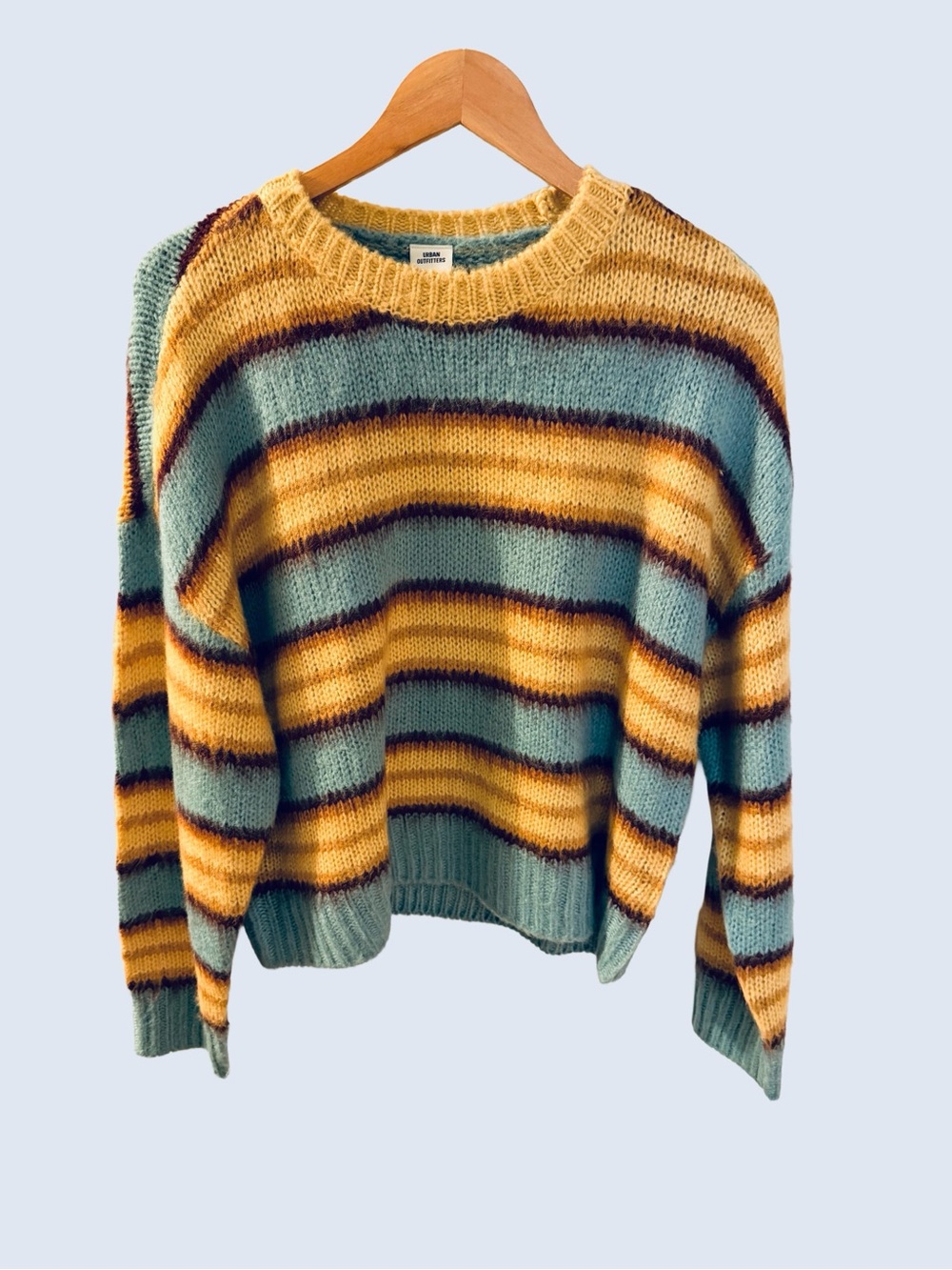Urban Outfitters BDG Striped Brushed Knit Sweater Small